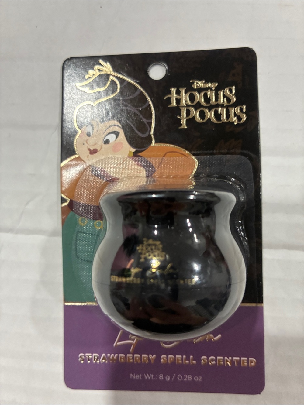 Disney HOCUS POCUS Mary Lip Balm Black Cauldron